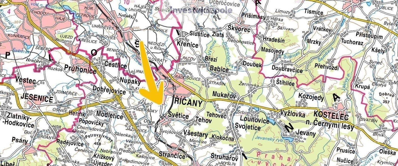 plot for sale, 7,280 m², Říčany, Středočeský Region plot for sale, 7,280 m², Říčany, Středočeský Region
