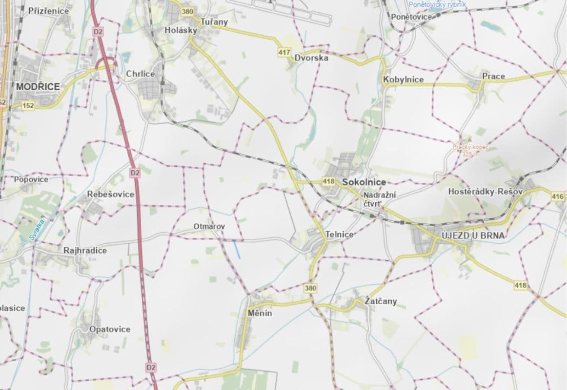 plot for sale, 8,428 m², Telnice, Jihomoravský Region plot for sale, 8,428 m², Telnice, Jihomoravský Region