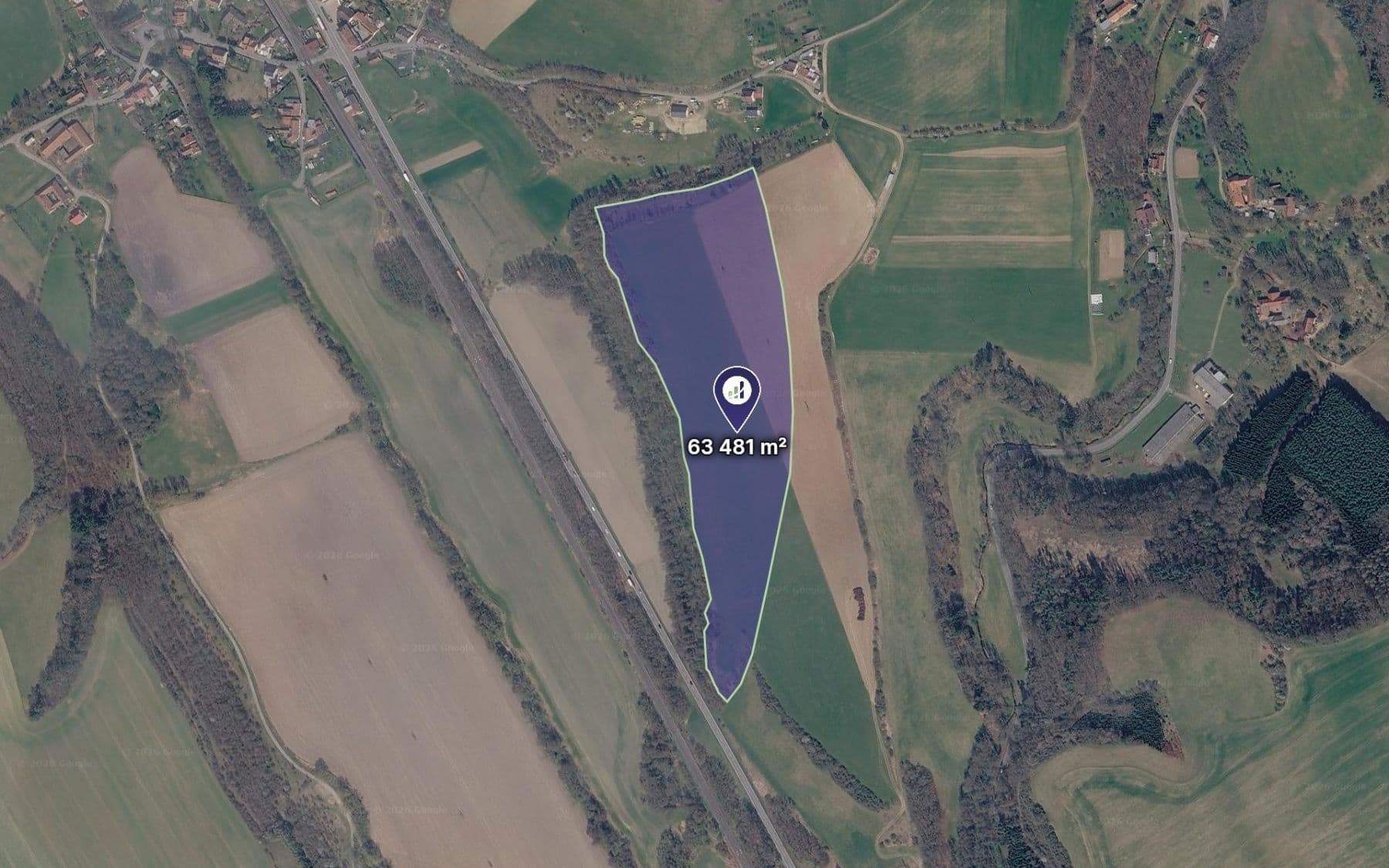 plot for sale, 63,481 m², Skrchov, Jihomoravský Region plot for sale, 63,481 m², Skrchov, Jihomoravský Region
