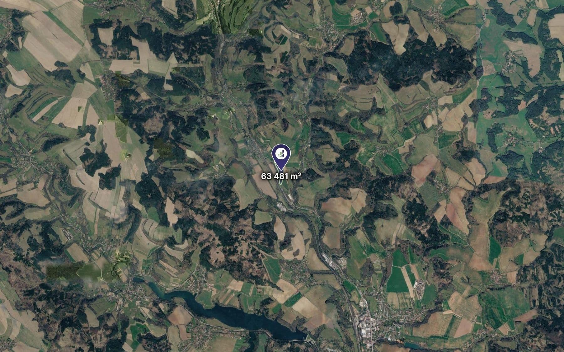 plot for sale, 63,481 m², Skrchov, Jihomoravský Region plot for sale, 63,481 m², Skrchov, Jihomoravský Region