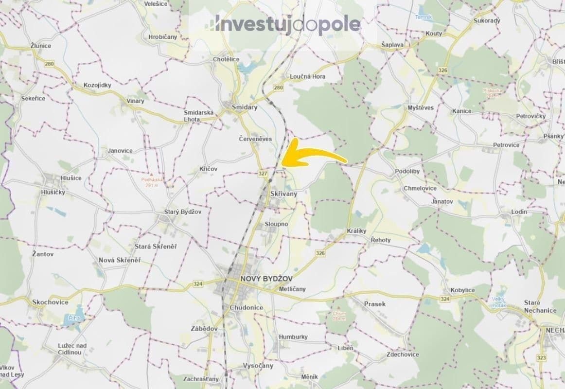 plot for sale, 651 m², Smidary, Královéhradecký Region plot for sale, 651 m², Smidary, Královéhradecký Region