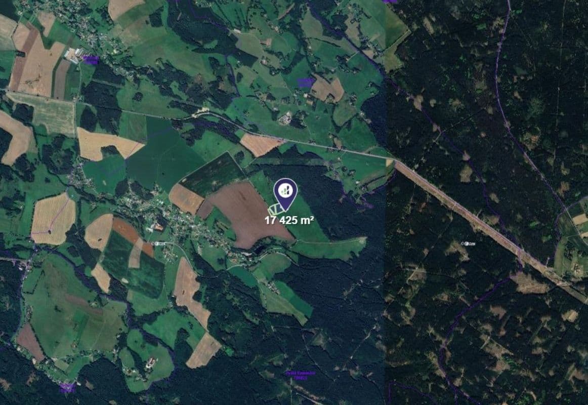 plot for sale, 17,425 m², Pustá Kamenice, Pardubický Region plot for sale, 17,425 m², Pustá Kamenice, Pardubický Region