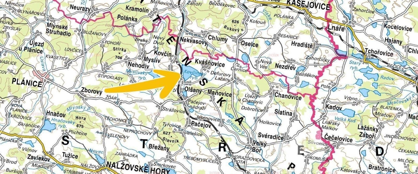 plot for sale, 5,419 m², Kovčín, Plzeňský Region plot for sale, 5,419 m², Kovčín, Plzeňský Region