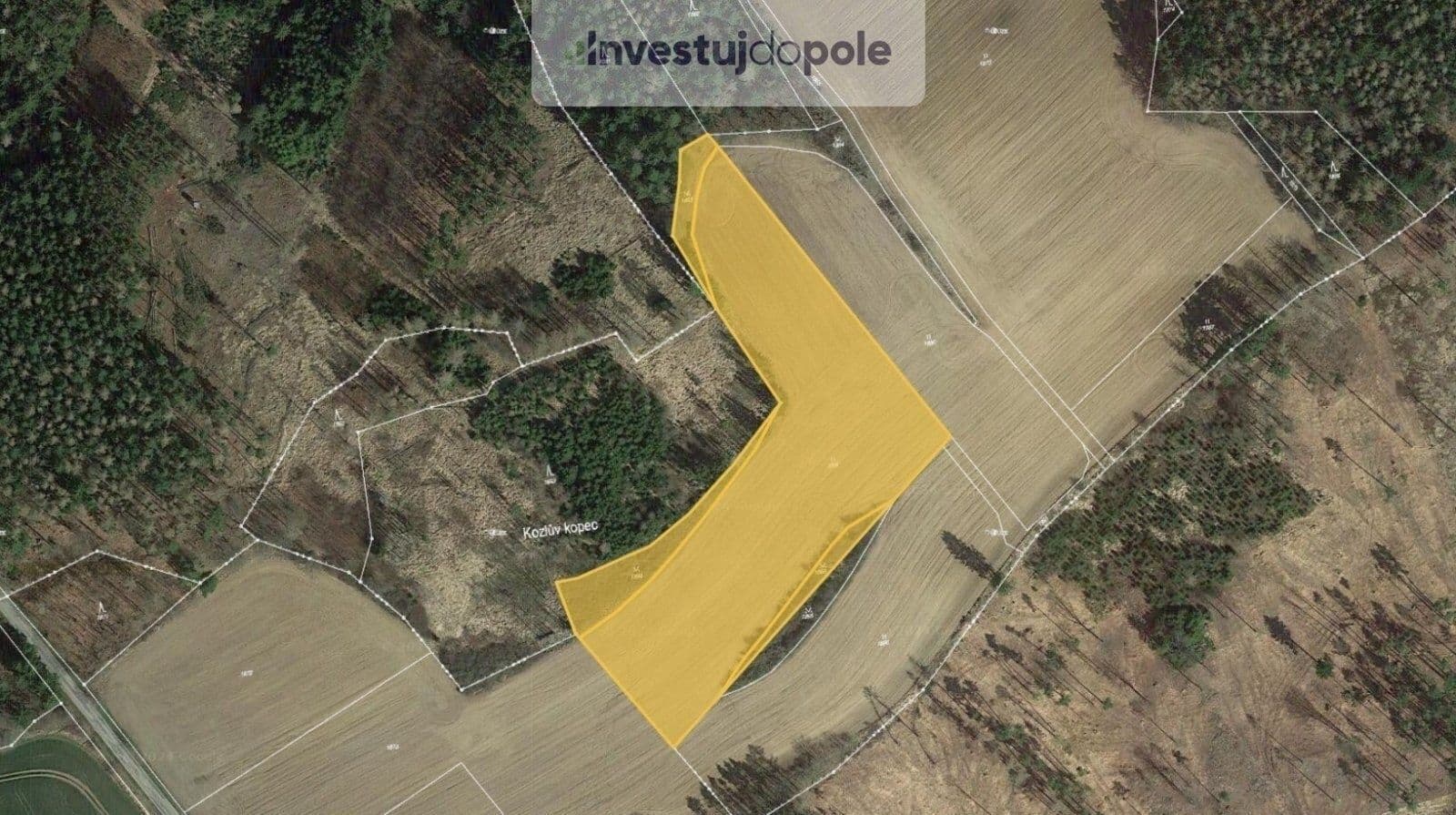 plot for sale, 13,670 m², Pravonín, Středočeský Region plot for sale, 13,670 m², Pravonín, Středočeský Region