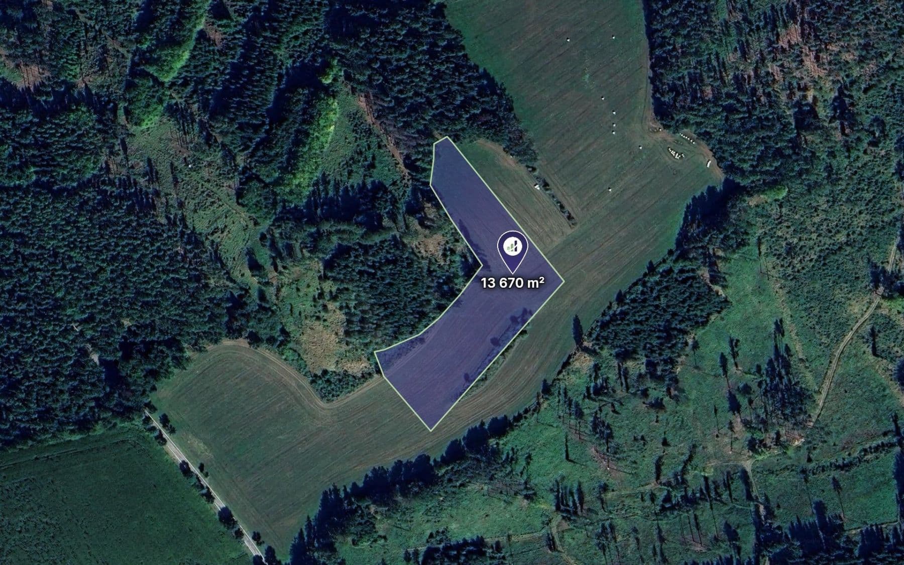 plot for sale, 13,670 m², Pravonín, Středočeský Region plot for sale, 13,670 m², Pravonín, Středočeský Region