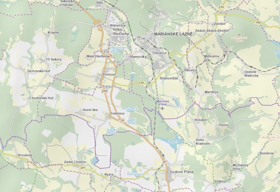 plot for sale, 2,521 m², Trstěnice, Karlovarský Region plot for sale, 2,521 m², Trstěnice, Karlovarský Region