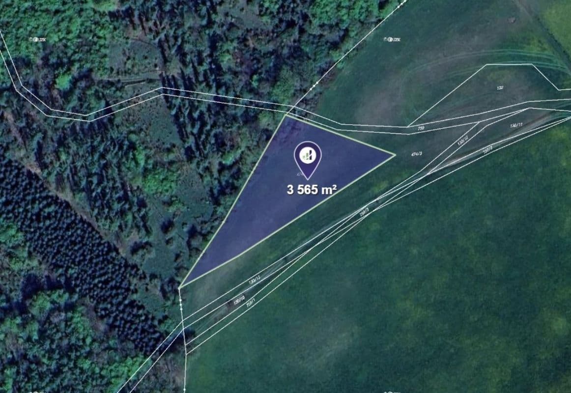plot for sale, 3,565 m², Hracholusky, Středočeský Region plot for sale, 3,565 m², Hracholusky, Středočeský Region
