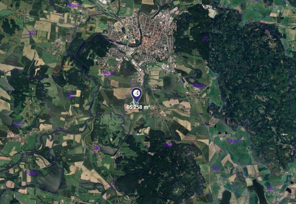 plot for sale, 10,876 m², Písek, Jihočeský Region plot for sale, 10,876 m², Písek, Jihočeský Region