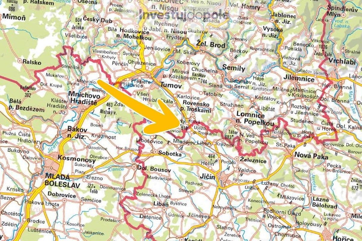 plot for sale, 5,567 m², Troskovice, Liberecký Region plot for sale, 5,567 m², Troskovice, Liberecký Region