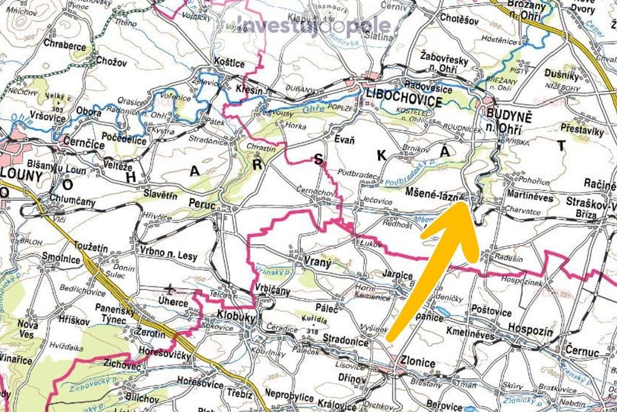 plot for sale, 3,529 m², Mšené-lázně, Ústecký Region plot for sale, 3,529 m², Mšené-lázně, Ústecký Region