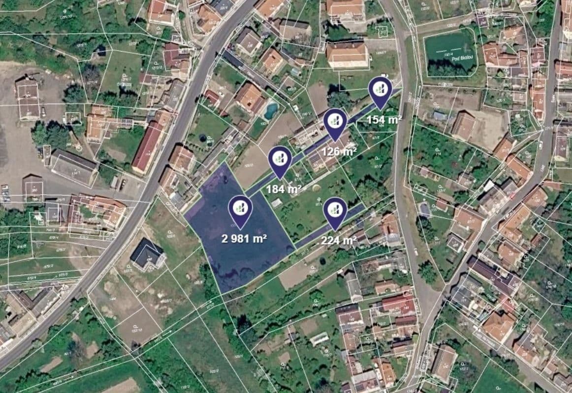 plot for sale, 3,529 m², Mšené-lázně, Ústecký Region plot for sale, 3,529 m², Mšené-lázně, Ústecký Region