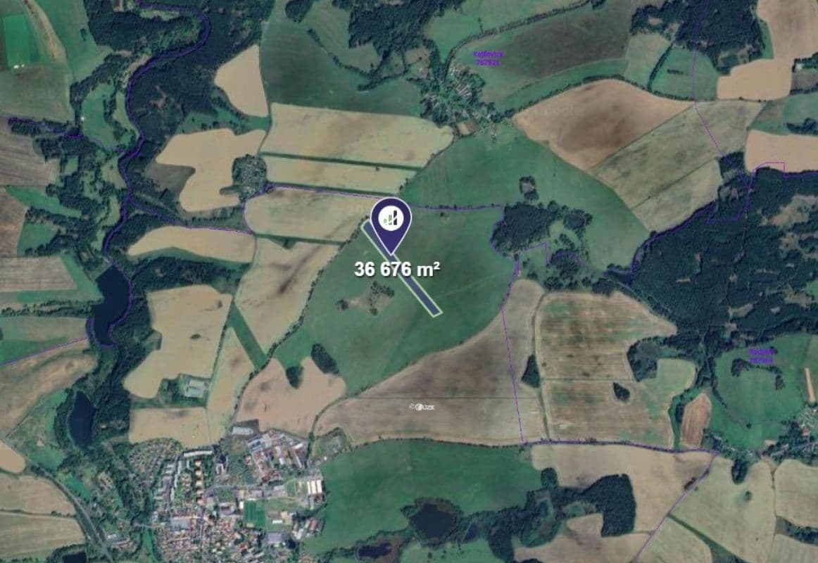 plot for sale, 36,676 m², Toužim, Karlovarský Region plot for sale, 36,676 m², Toužim, Karlovarský Region