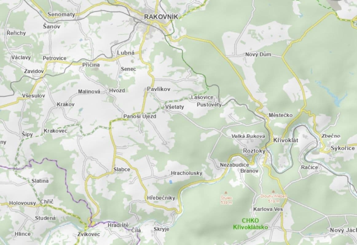 plot for sale, 29,079 m², Hracholusky, Středočeský Region plot for sale, 29,079 m², Hracholusky, Středočeský Region