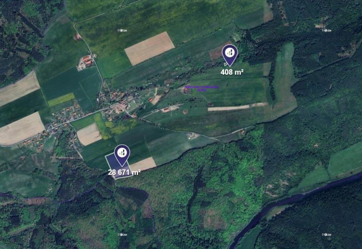 plot for sale, 29,079 m², Hracholusky, Středočeský Region plot for sale, 29,079 m², Hracholusky, Středočeský Region