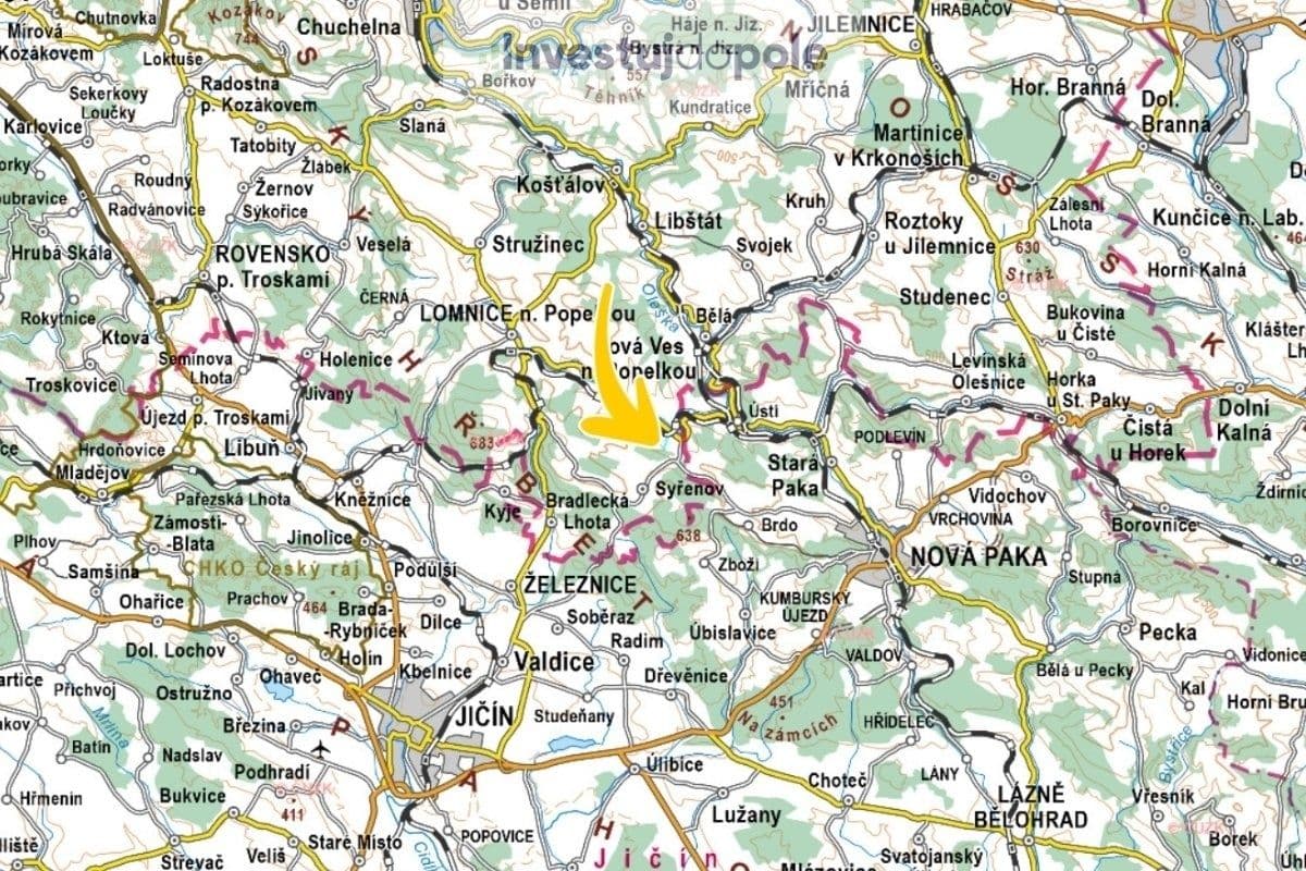 plot for sale, 13,943 m², Syřenov, Liberecký Region plot for sale, 13,943 m², Syřenov, Liberecký Region