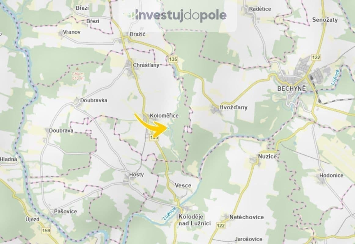plot for sale, 2,221 m², Chrášťany, Jihočeský Region plot for sale, 2,221 m², Chrášťany, Jihočeský Region