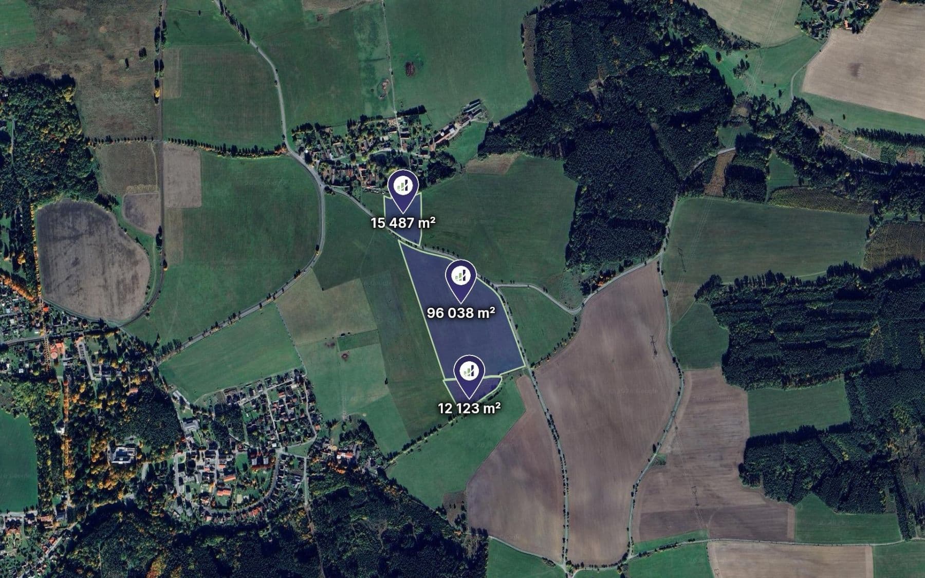 plot for sale, 123,648 m², Konstantinovy Lázně, Plzeňský Region plot for sale, 123,648 m², Konstantinovy Lázně, Plzeňský Region