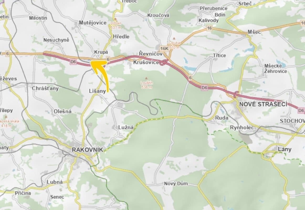 plot for sale, 2,533 m², Krupá, Středočeský Region plot for sale, 2,533 m², Krupá, Středočeský Region