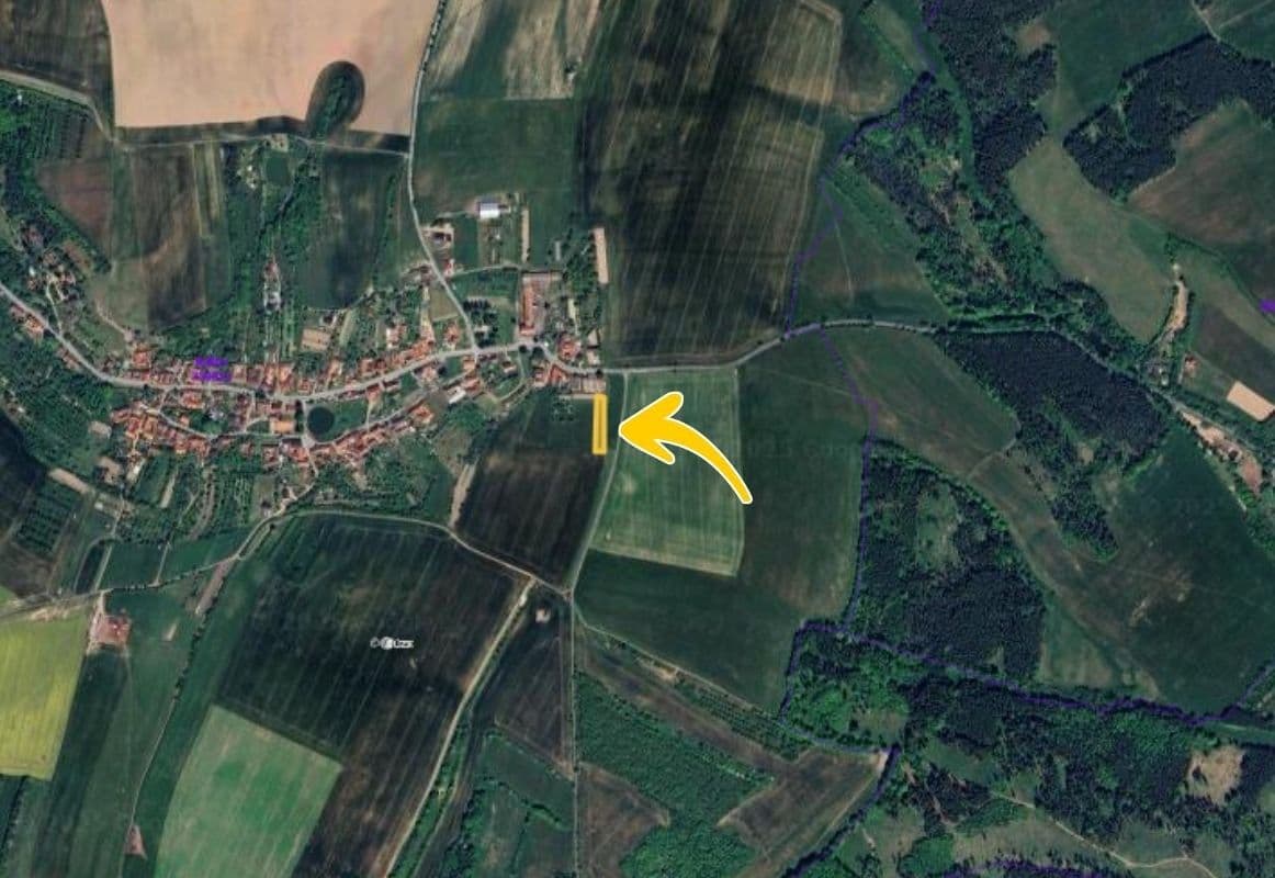 plot for sale, 1,317 m², Rašov, Jihomoravský Region plot for sale, 1,317 m², Rašov, Jihomoravský Region