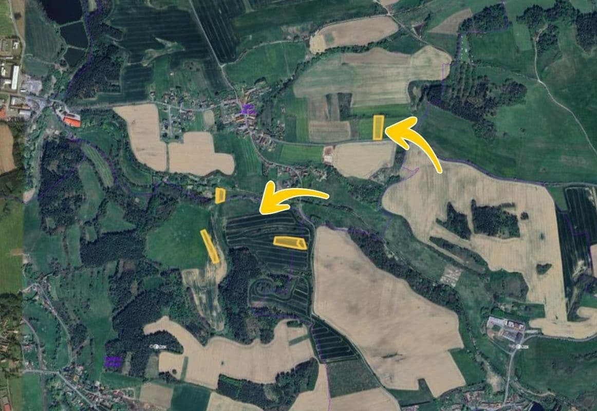 plot for sale, 13,318 m², Třebčice, Plzeňský Region plot for sale, 13,318 m², Třebčice, Plzeňský Region