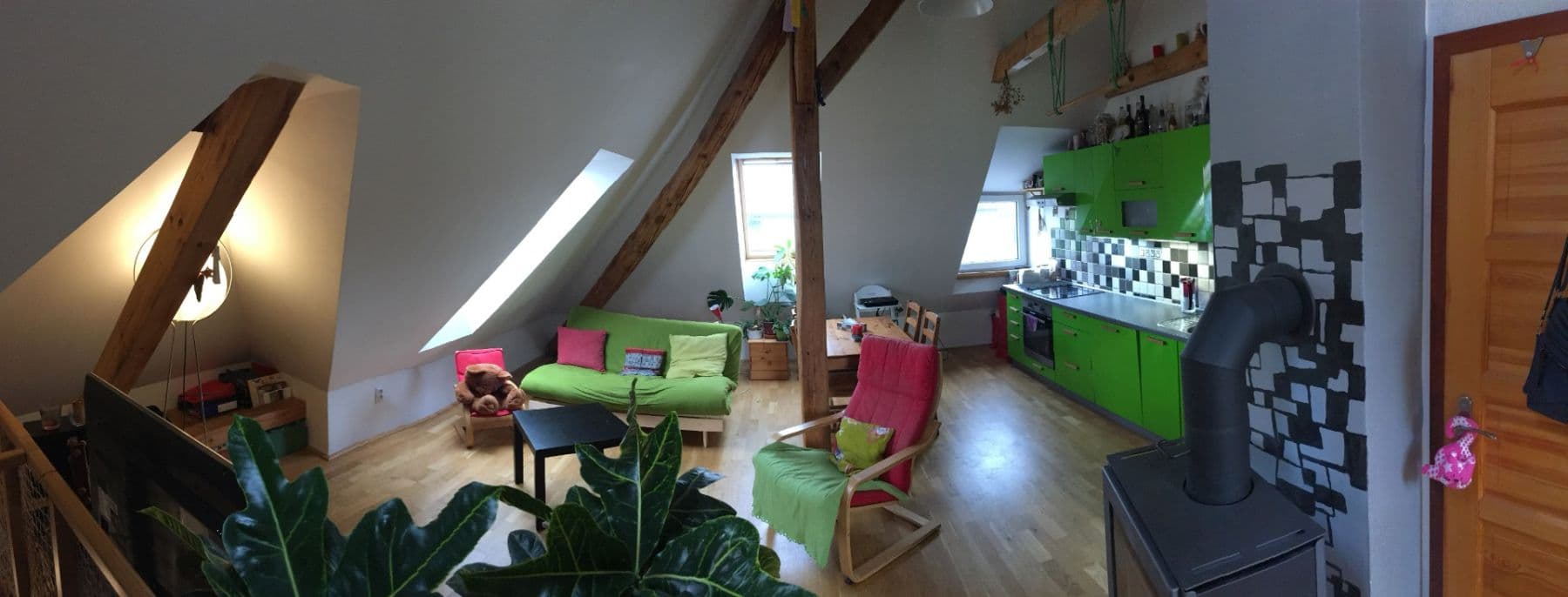 2 bedroom with open-plan kitchen flat to rent, 90 m², Na Výhledech, Prague, Prague 2 bedroom with open-plan kitchen flat to rent, 90 m², Na Výhledech, Prague, Prague