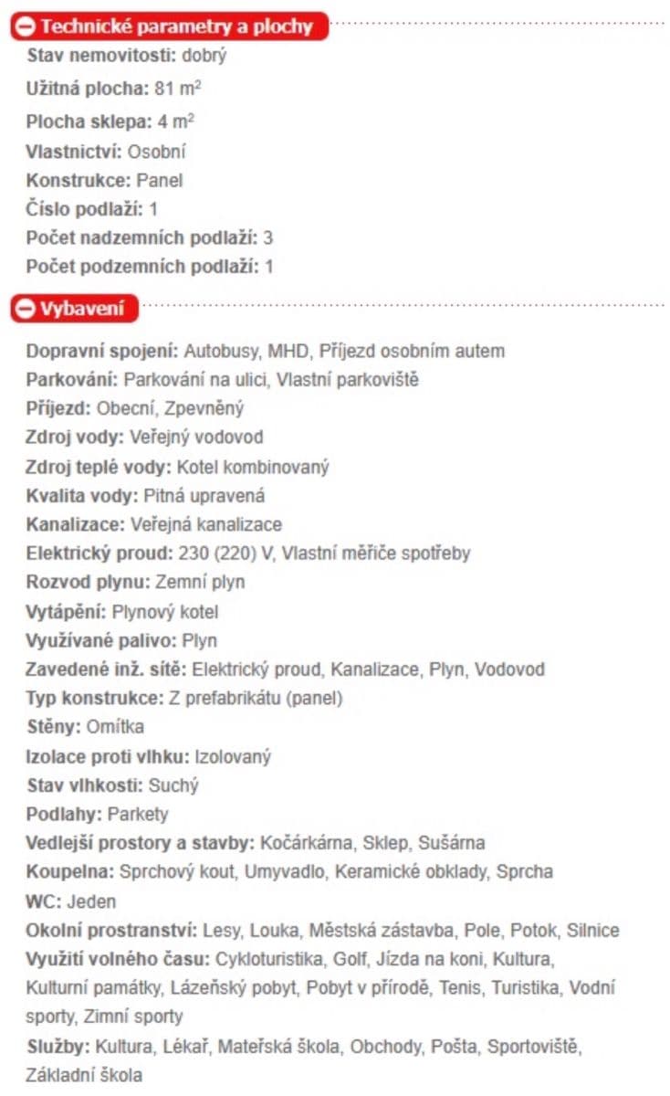 4 bedroom flat for sale, 81 m², 5. května, Plesná, Karlovarský Region 4 bedroom flat for sale, 81 m², 5. května, Plesná, Karlovarský Region