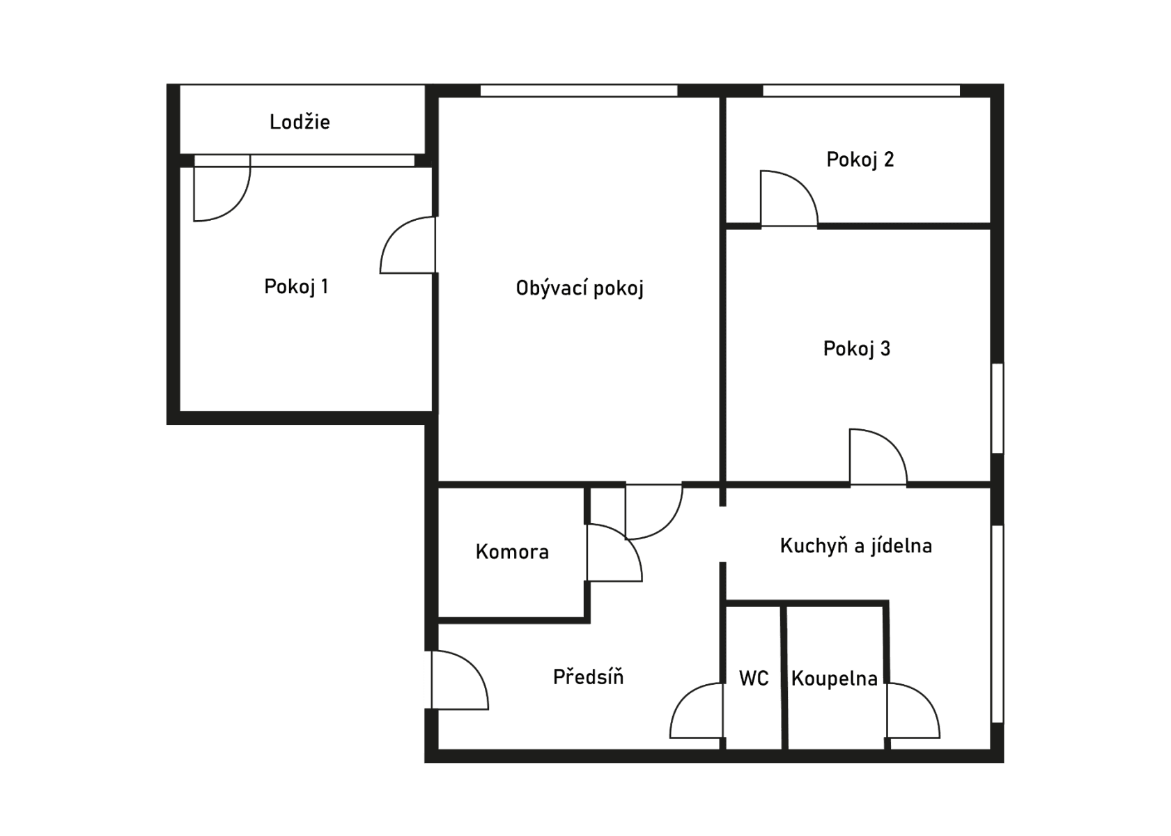 4 bedroom flat for sale, 78 m², Na Rybníčku, Humpolec, Vysočina Region 4 bedroom flat for sale, 78 m², Na Rybníčku, Humpolec, Vysočina Region