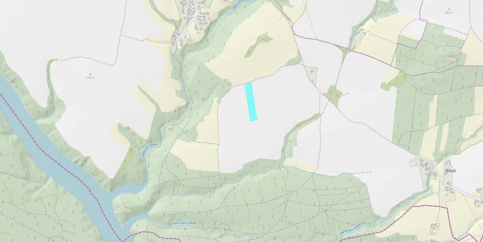plot for sale, 10,483 m², Slabčice, Jihočeský Region plot for sale, 10,483 m², Slabčice, Jihočeský Region