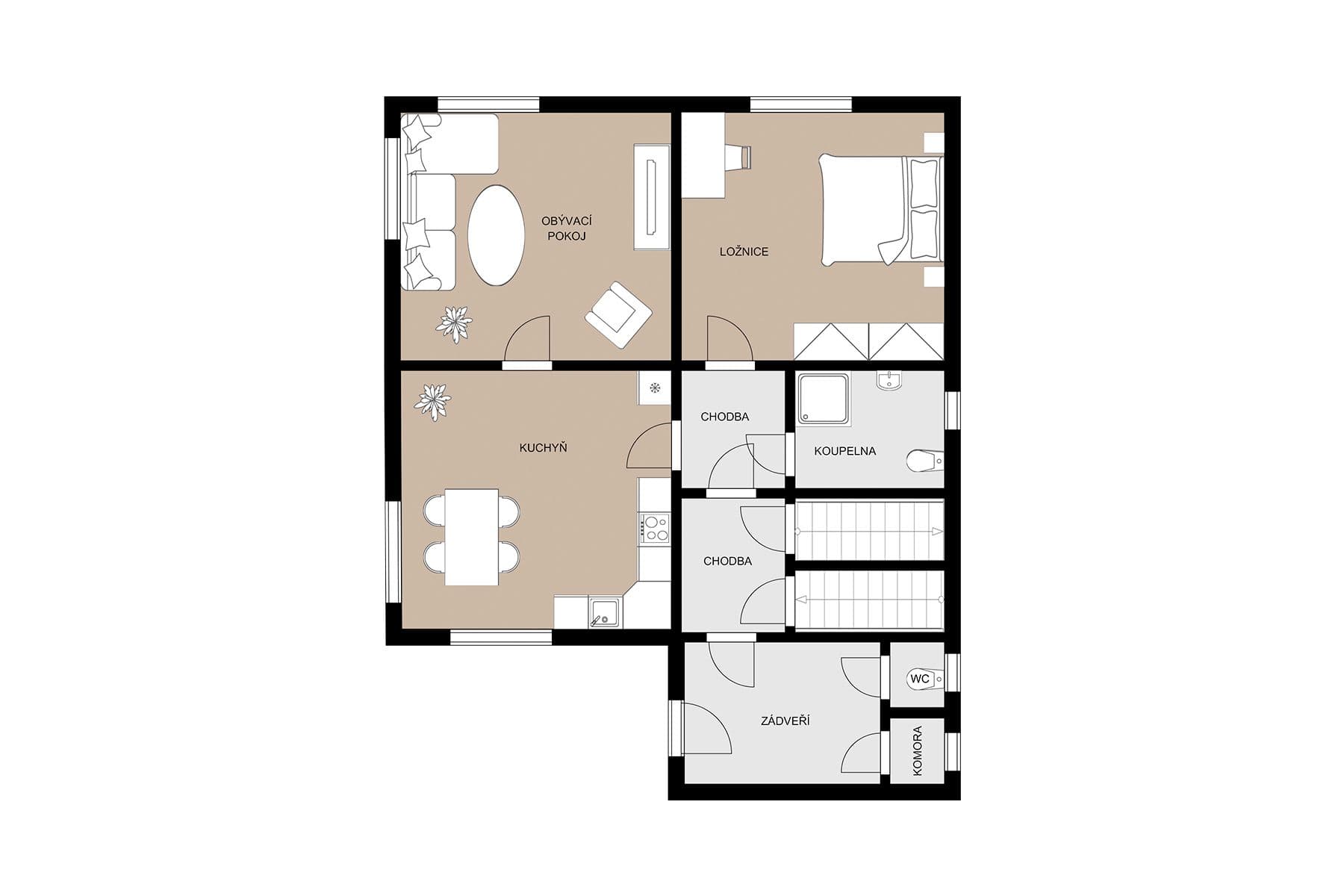 house for sale, 160 m², Nad Tratí, Vlašim, Středočeský Region house for sale, 160 m², Nad Tratí, Vlašim, Středočeský Region