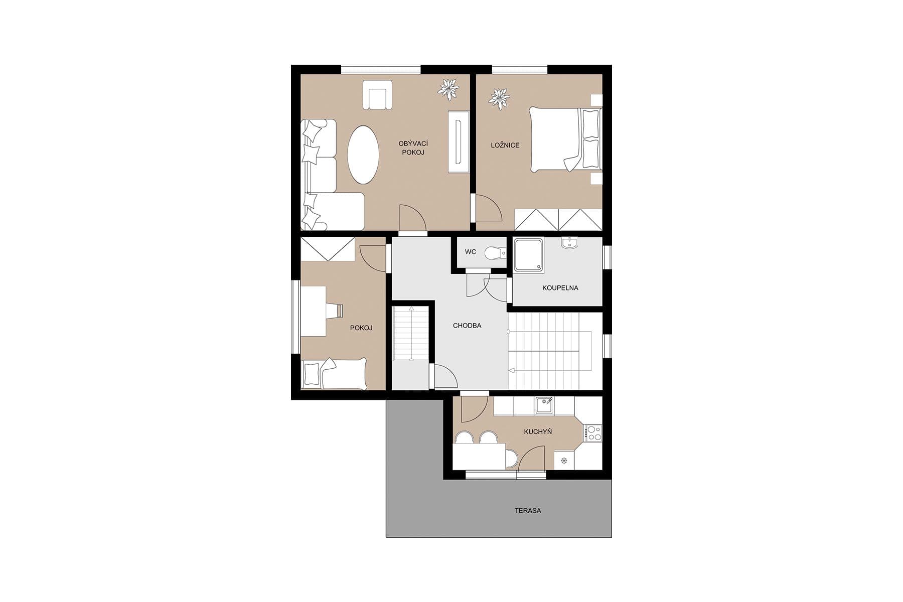 house for sale, 160 m², Nad Tratí, Vlašim, Středočeský Region house for sale, 160 m², Nad Tratí, Vlašim, Středočeský Region