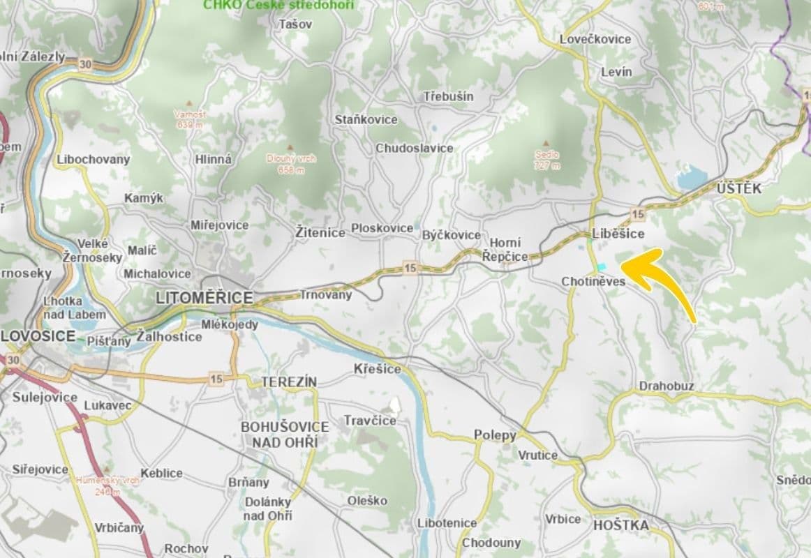 plot for sale, 12,352 m², Liběšice, Ústecký Region plot for sale, 12,352 m², Liběšice, Ústecký Region
