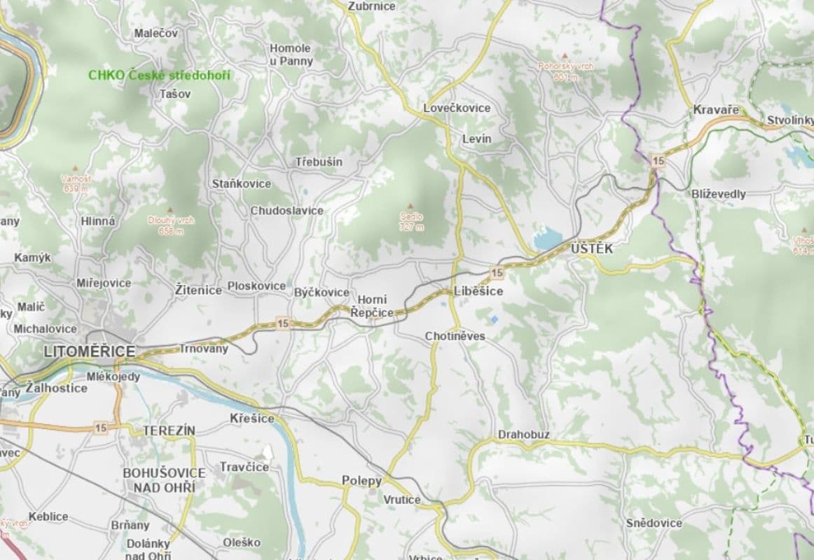 plot for sale, 11,658 m², Liběšice, Ústecký Region plot for sale, 11,658 m², Liběšice, Ústecký Region