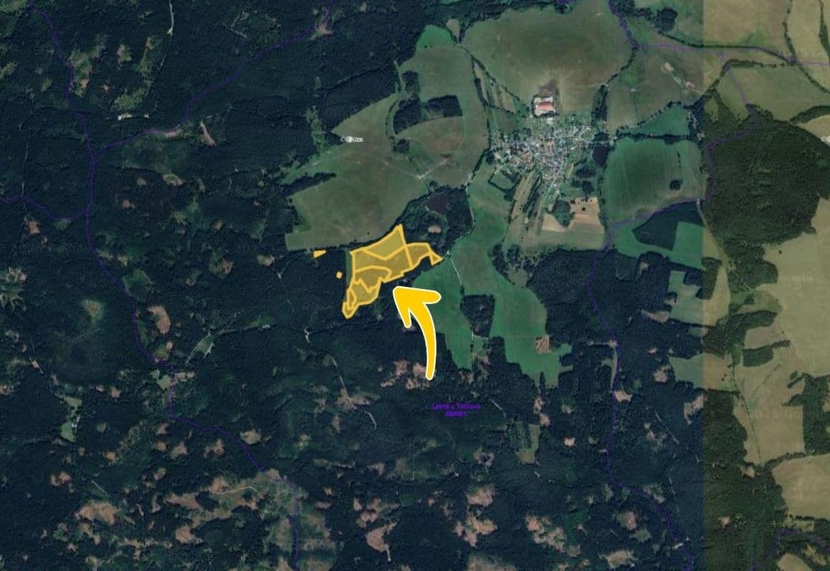 plot for sale, 140,755 m², Lesná, Plzeňský Region plot for sale, 140,755 m², Lesná, Plzeňský Region