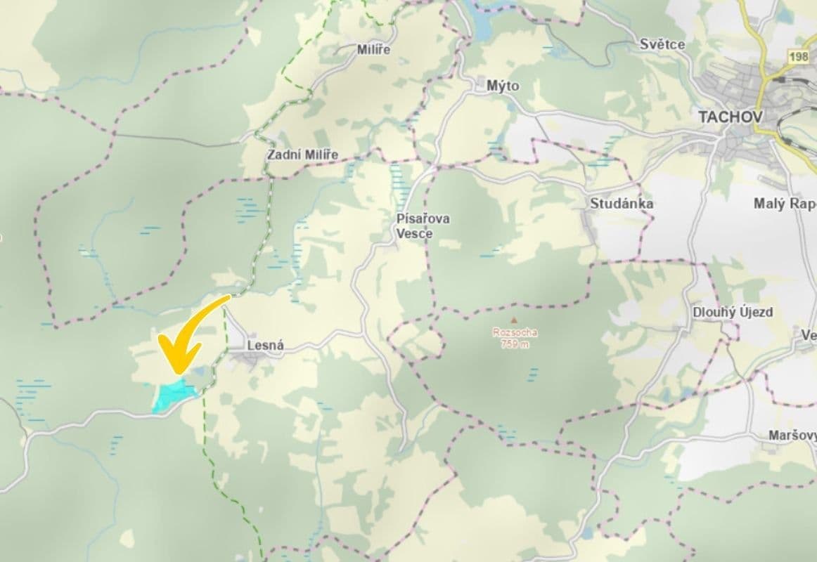 plot for sale, 140,755 m², Lesná, Plzeňský Region plot for sale, 140,755 m², Lesná, Plzeňský Region