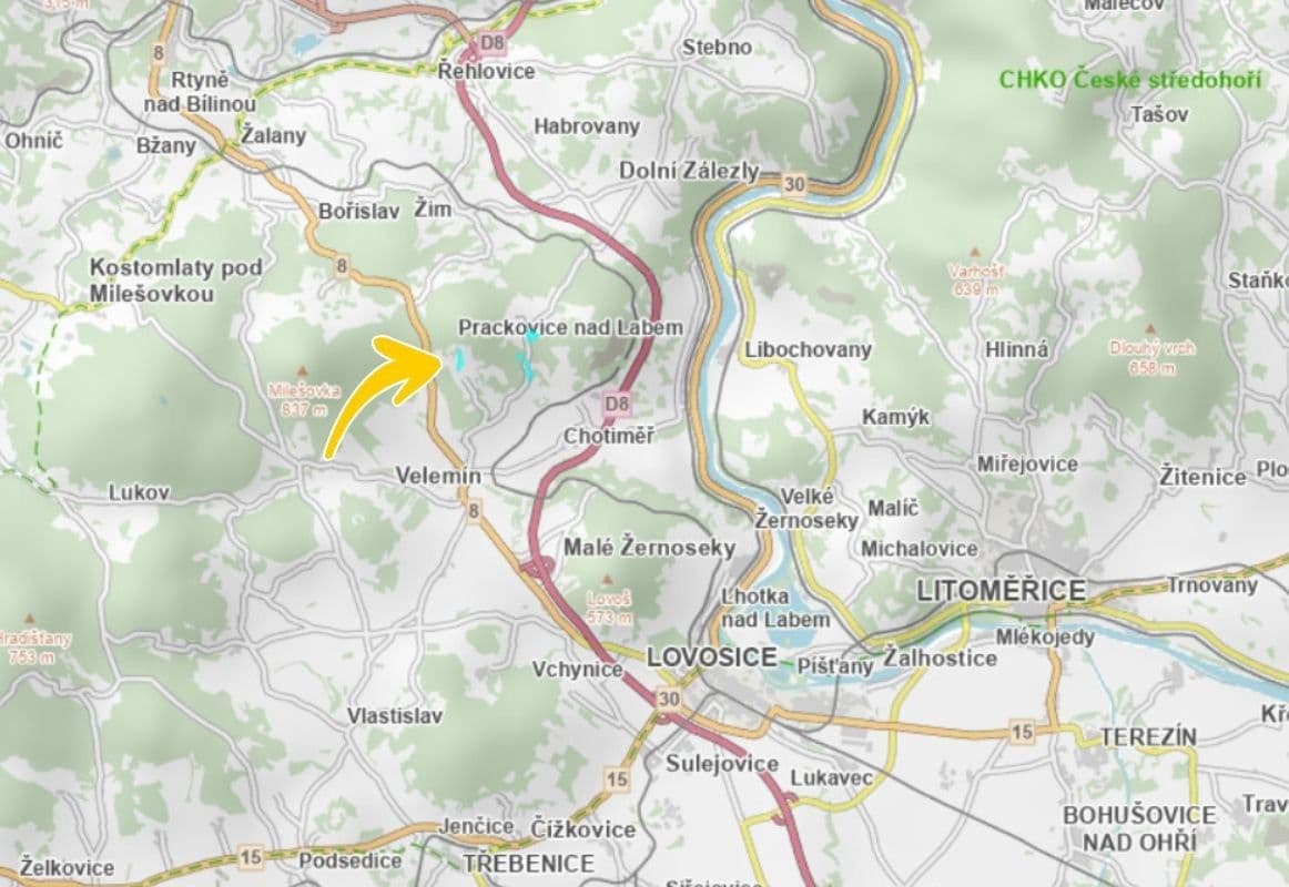 plot for sale, 116,519 m², Velemín, Ústecký Region plot for sale, 116,519 m², Velemín, Ústecký Region