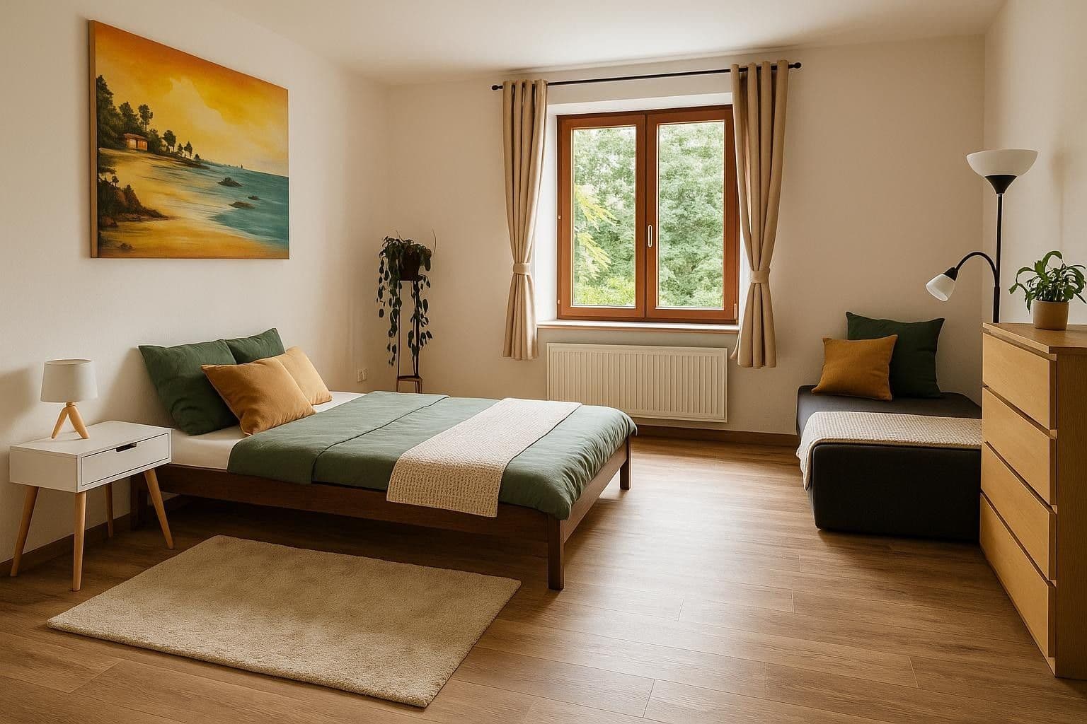 3 bedroom with open-plan kitchen flat to rent, 119 m², U Boroviček, Prague, Prague 3 bedroom with open-plan kitchen flat to rent, 119 m², U Boroviček, Prague, Prague