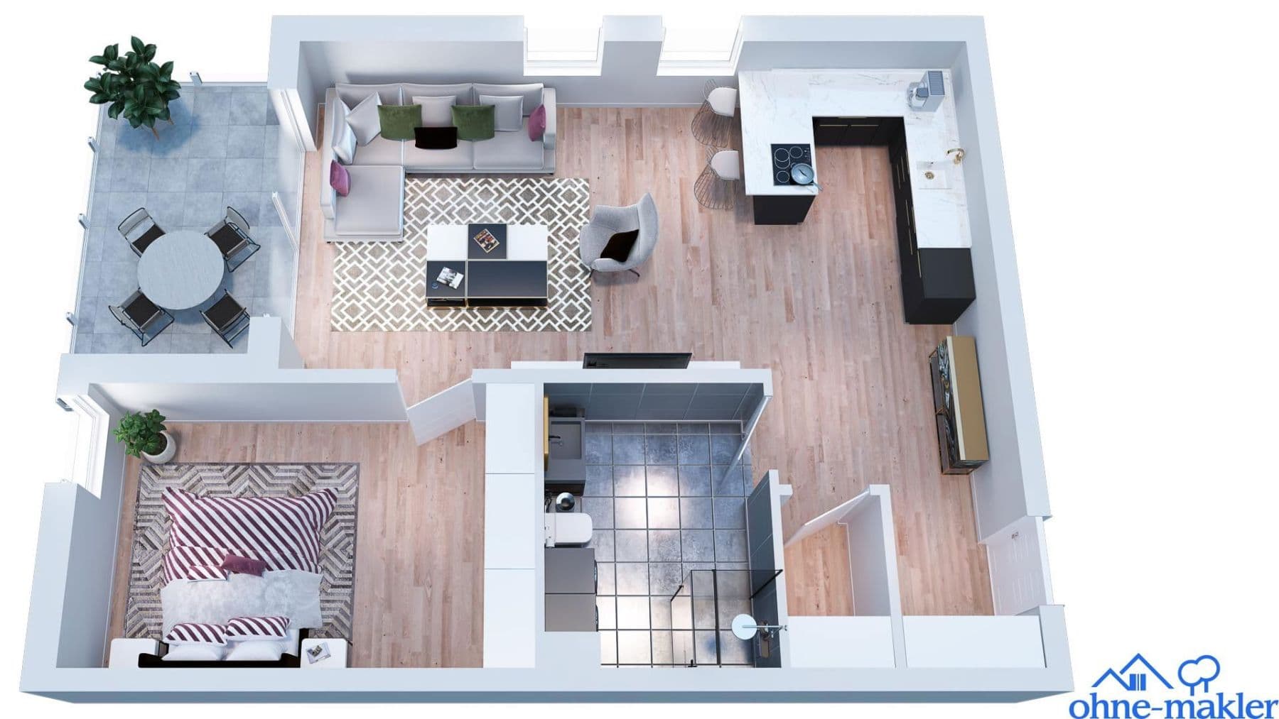 2 bedroom flat to rent, 75 m², Frankfurter Straße 17, Biebergemünd, Hesse 2 bedroom flat to rent, 75 m², Frankfurter Straße 17, Biebergemünd, Hesse