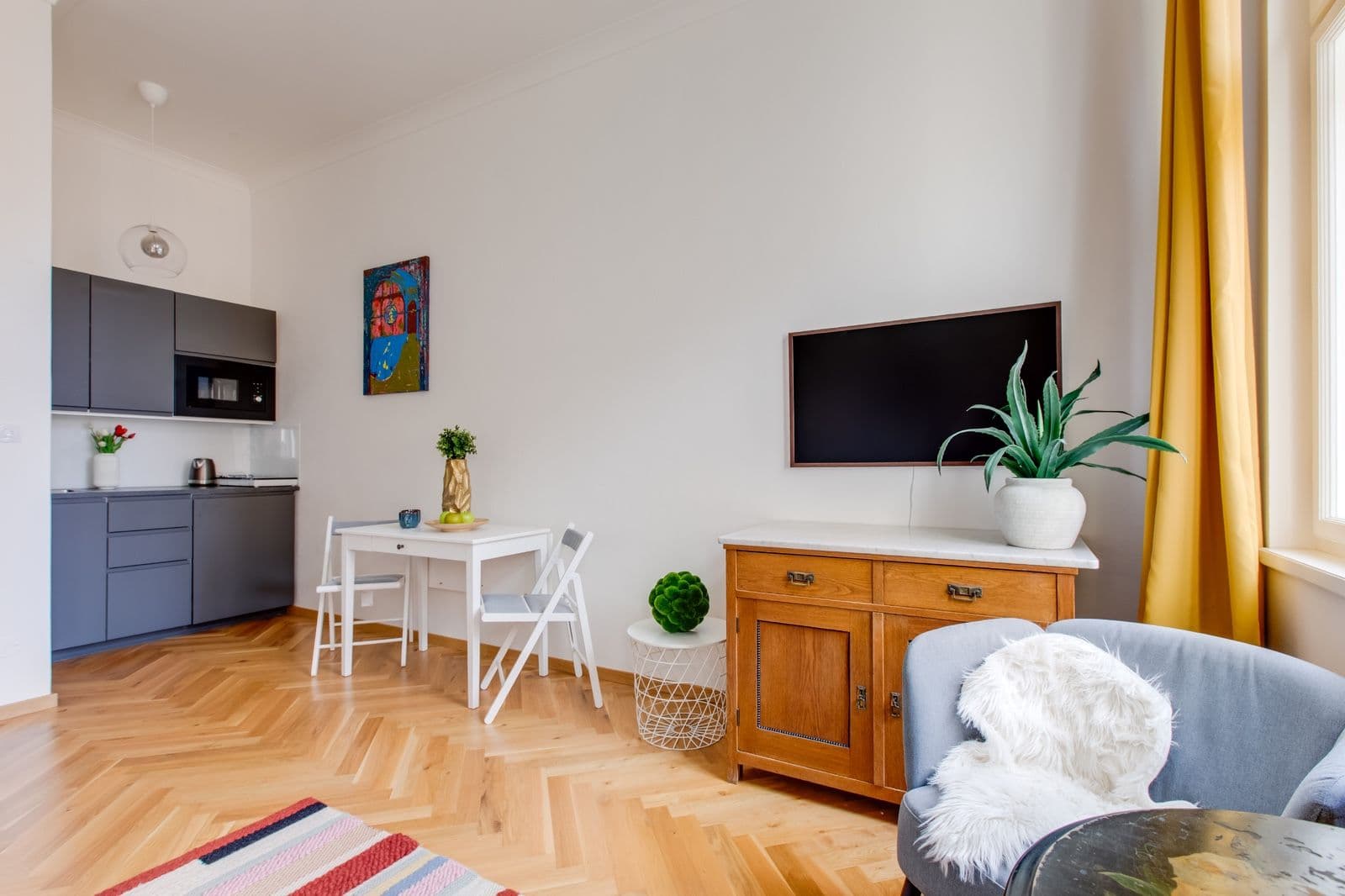 Studio flat to rent, 25 m², Lublaňská, Prague, Prague Studio flat to rent, 25 m², Lublaňská, Prague, Prague