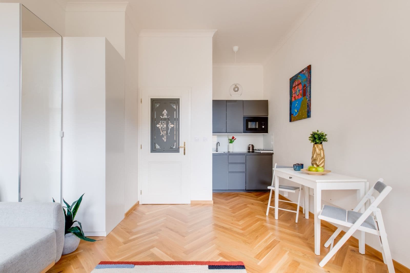 Studio flat to rent, 25 m², Lublaňská, Prague, Prague Studio flat to rent, 25 m², Lublaňská, Prague, Prague
