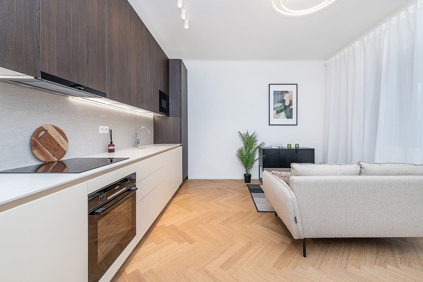 2 bedroom with open-plan kitchen flat for sale, 82 m², Osadní, Prague, Prague 2 bedroom with open-plan kitchen flat for sale, 82 m², Osadní, Prague, Prague