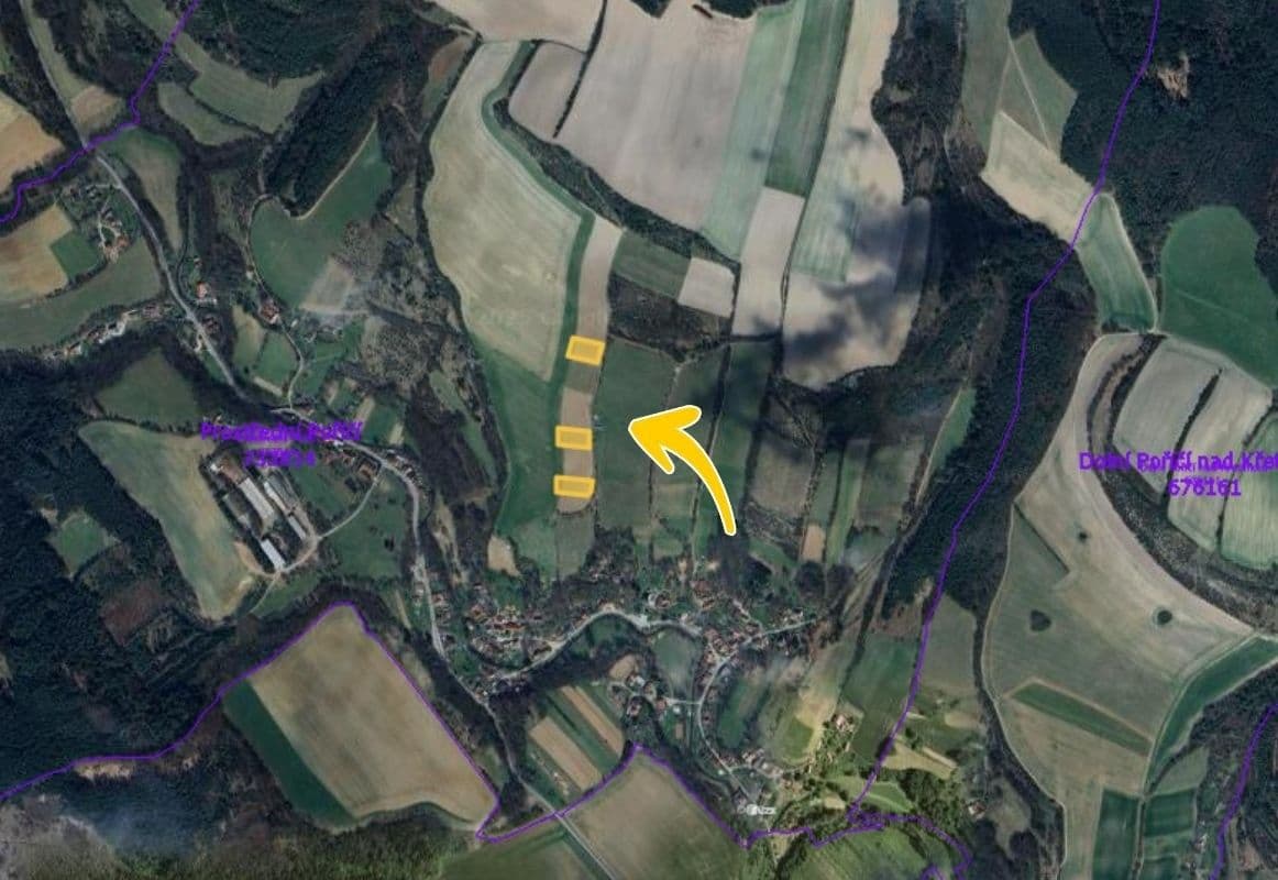 plot for sale, 5,942 m², Prostřední Poříčí, Jihomoravský Region plot for sale, 5,942 m², Prostřední Poříčí, Jihomoravský Region