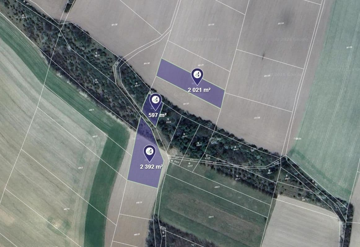 plot for sale, 5,010 m², Prostřední Poříčí, Jihomoravský Region plot for sale, 5,010 m², Prostřední Poříčí, Jihomoravský Region