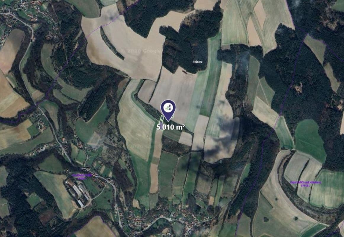 plot for sale, 5,010 m², Prostřední Poříčí, Jihomoravský Region plot for sale, 5,010 m², Prostřední Poříčí, Jihomoravský Region