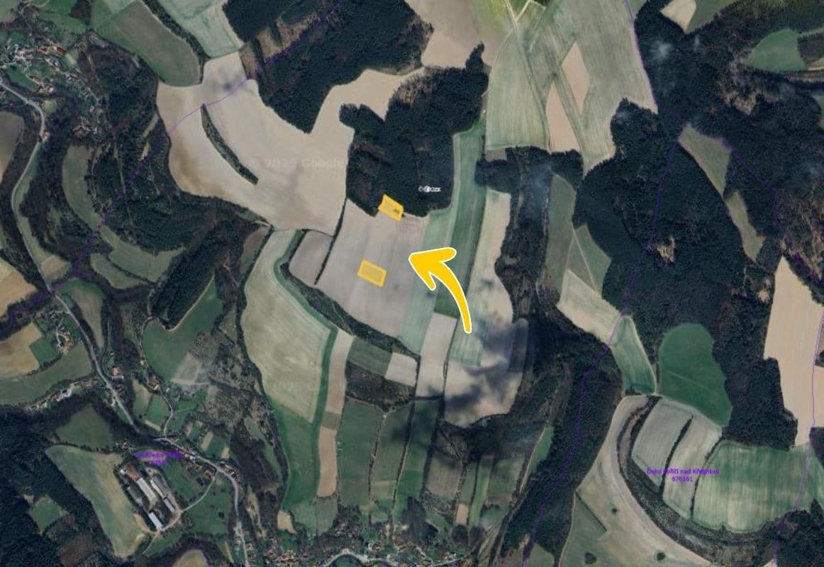 plot for sale, 6,758 m², Prostřední Poříčí, Jihomoravský Region plot for sale, 6,758 m², Prostřední Poříčí, Jihomoravský Region