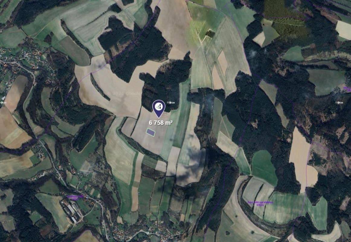 plot for sale, 6,758 m², Prostřední Poříčí, Jihomoravský Region plot for sale, 6,758 m², Prostřední Poříčí, Jihomoravský Region