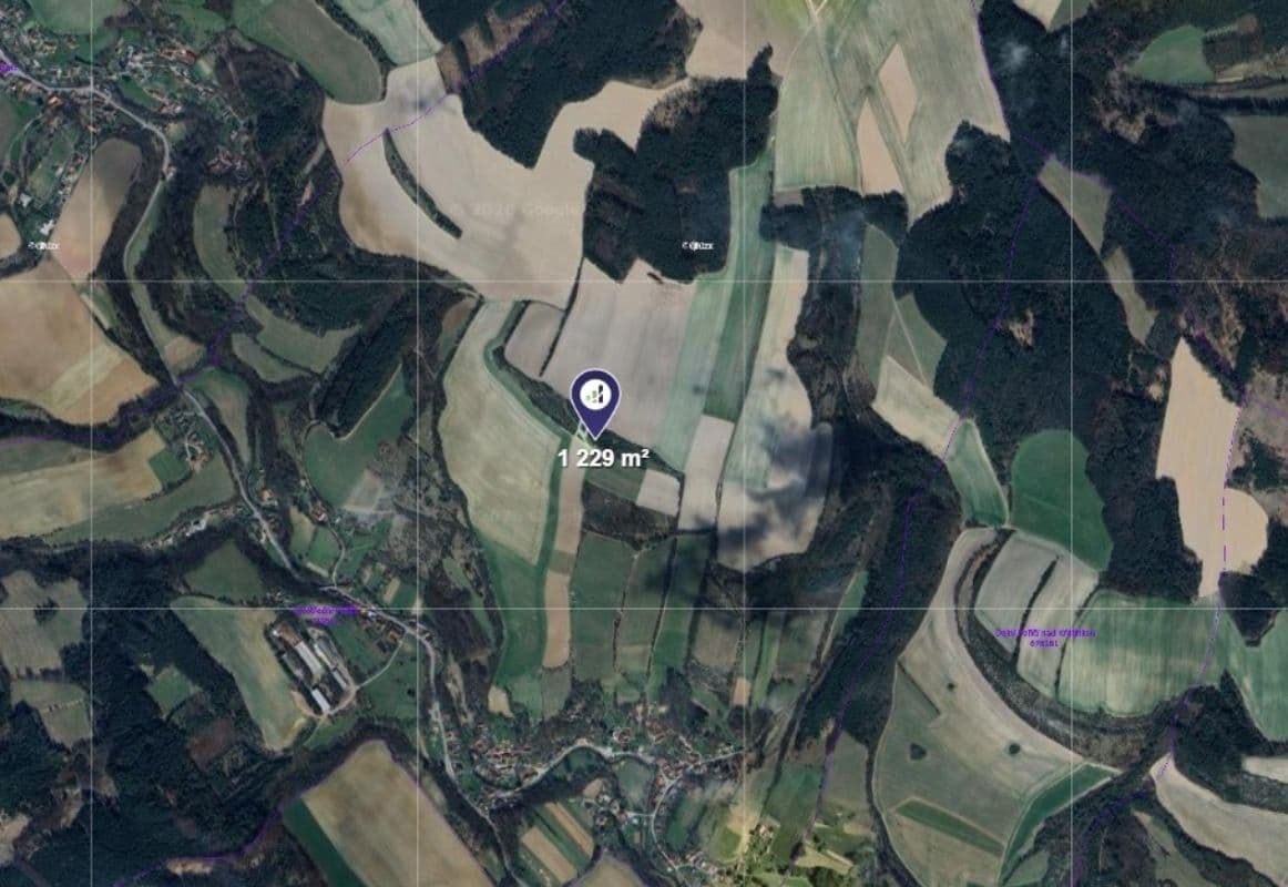 plot for sale, 1,229 m², Prostřední Poříčí, Jihomoravský Region plot for sale, 1,229 m², Prostřední Poříčí, Jihomoravský Region