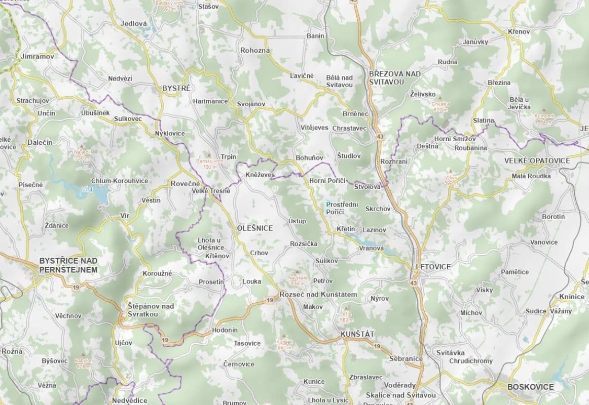 plot for sale, 1,229 m², Prostřední Poříčí, Jihomoravský Region plot for sale, 1,229 m², Prostřední Poříčí, Jihomoravský Region