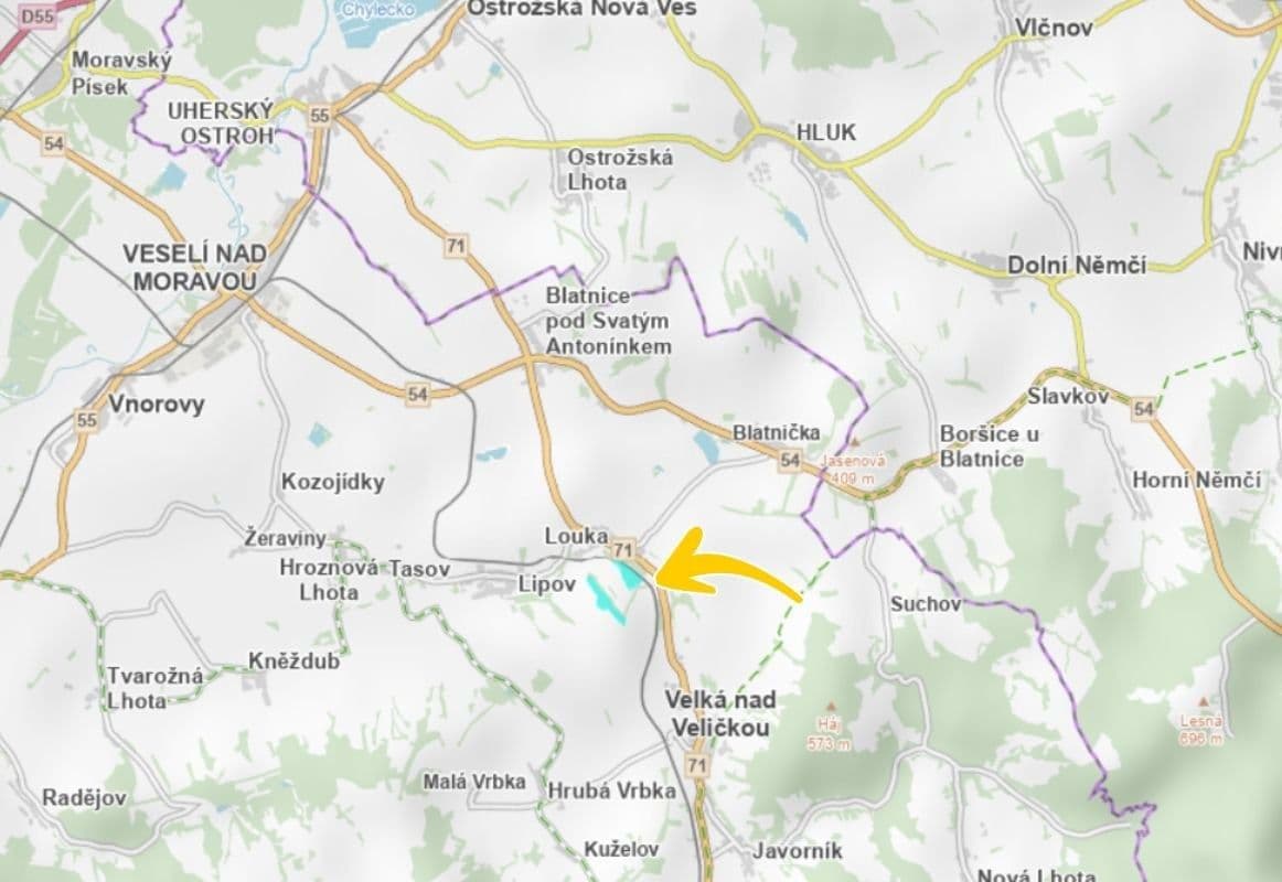 plot for sale, 5,254 m², Louka, Jihomoravský Region plot for sale, 5,254 m², Louka, Jihomoravský Region