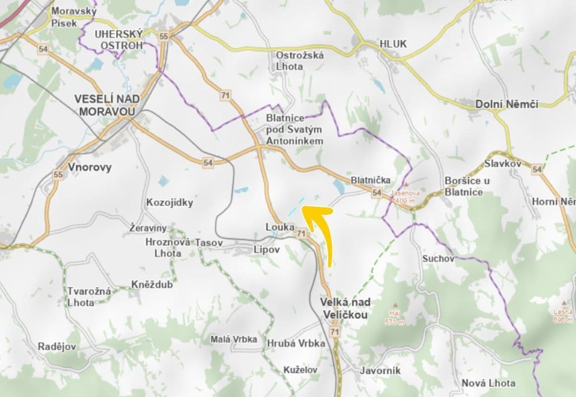 plot for sale, 8,228 m², Louka, Jihomoravský Region plot for sale, 8,228 m², Louka, Jihomoravský Region