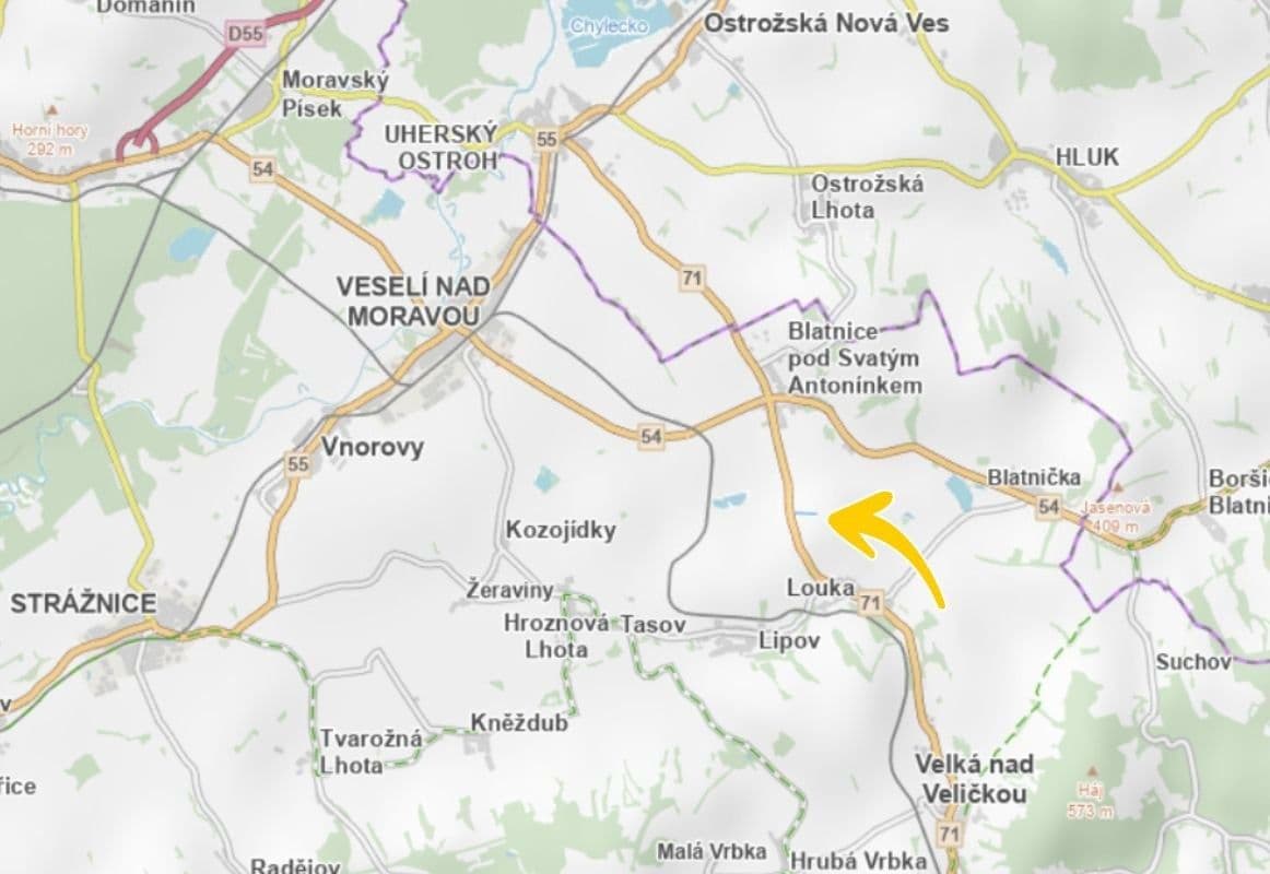 plot for sale, 2,376 m², Lipov, Jihomoravský Region plot for sale, 2,376 m², Lipov, Jihomoravský Region